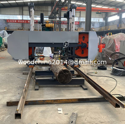 คุณภาพสูง Log Wood Processing Sawmill Machine เครื่องตัดไม้แบบขวาง เครื่องตัดไม้แบบพกพา เครื่องตัดไม้แบบข่าย